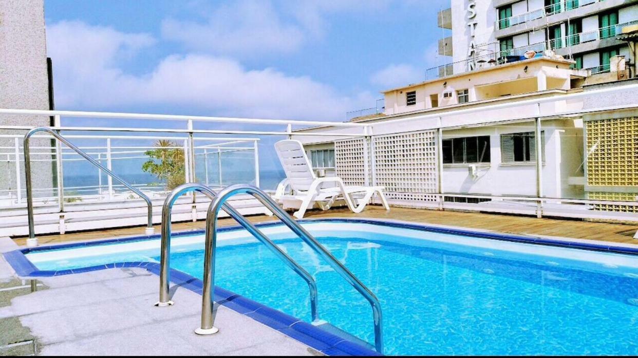 Residencial Com Servicos 45 Metros Decorado Com Sala, Suite E Cozinha Na Quadra Da Praia De Copacabana 리오데자네이루 외부 사진